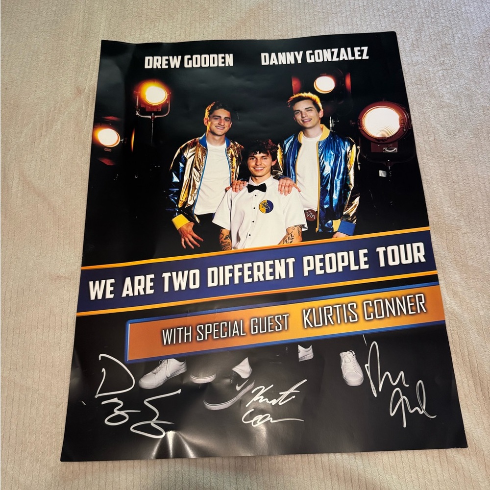 SIGNED Danny Gonzalez, Drew Gooden, & Kurtis Conner poster